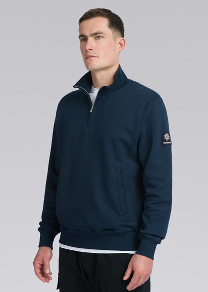 Badge Logo Quarter Zip Sweat