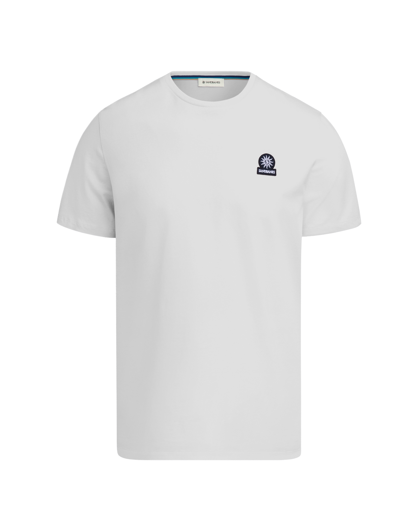 Sandbanks Badge Logo T-Shirt - White
