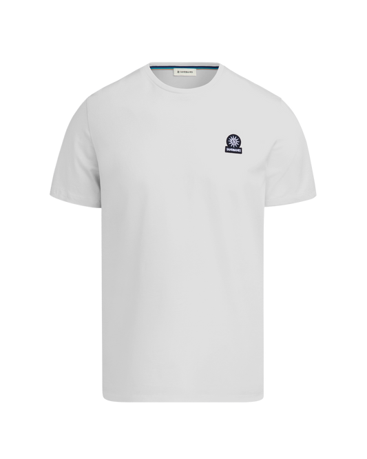 Sandbanks Badge Logo T-Shirt - White