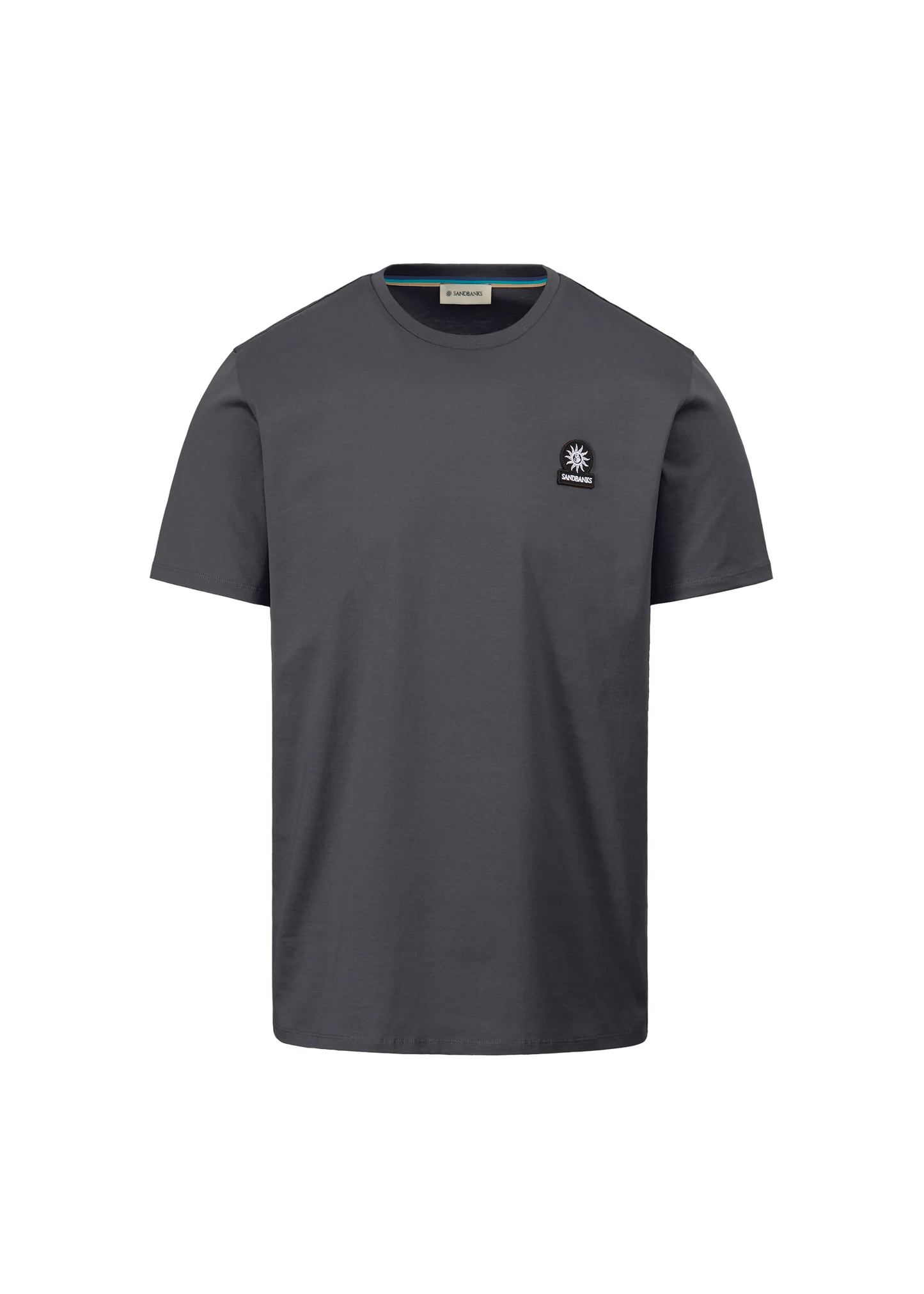 Sandbanks Badge Logo T-Shirt - Anthracite