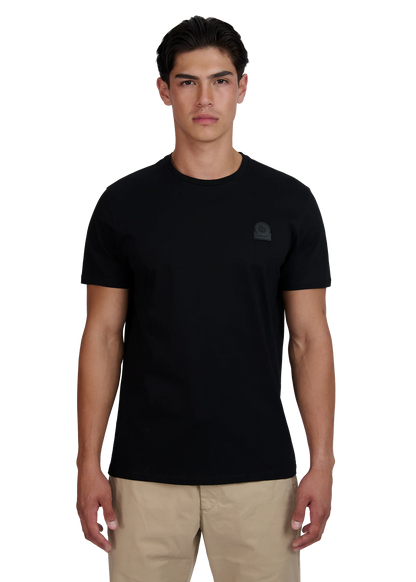 Sandbanks Rubber Badge T-Shirt - Black