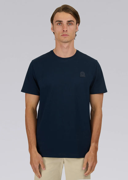 Rubberised Badge T-Shirt Navy