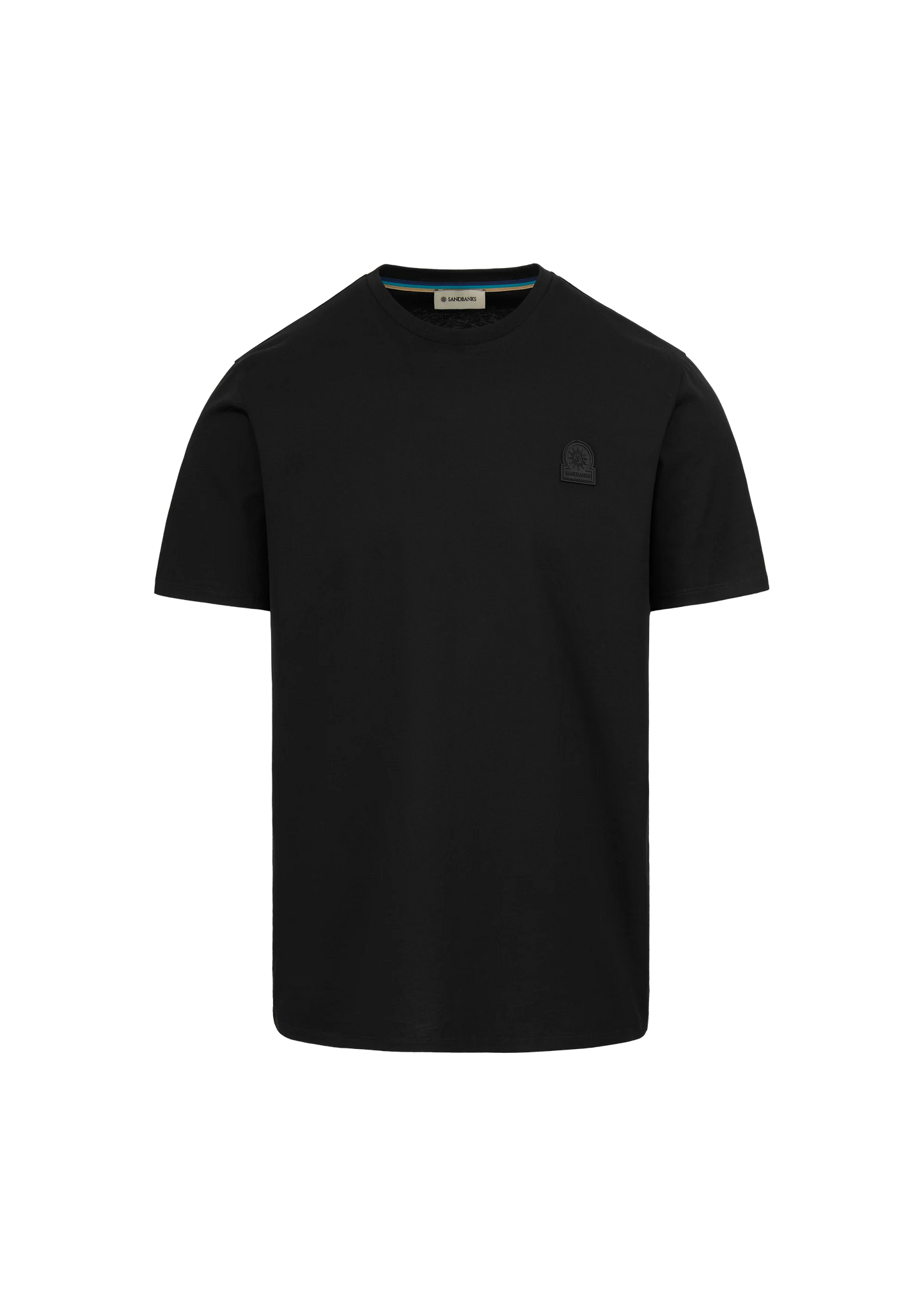 Rubberised Badge T-Shirt Black