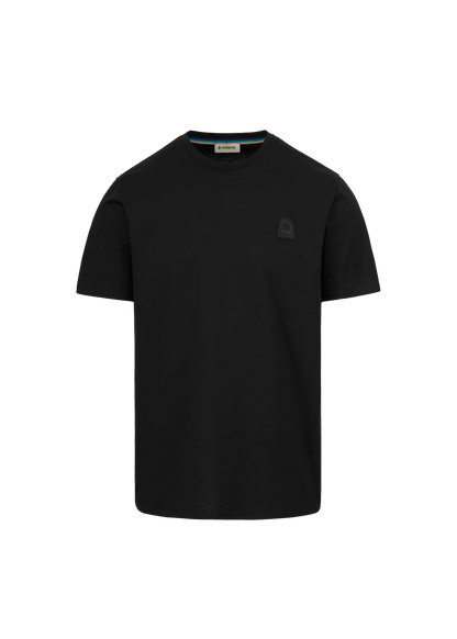 Rubberised Badge T-Shirt Black