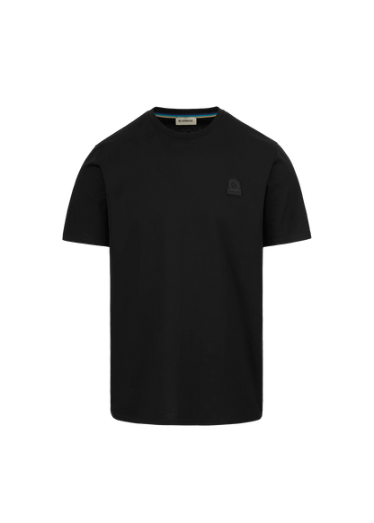 Sandbanks Rubber Badge T-Shirt - Black