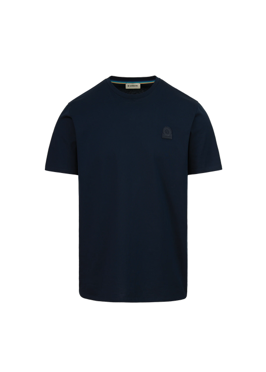 Rubberised Badge T-Shirt Navy