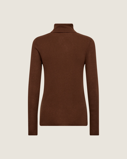 MMBouch Roll-Neck Jumper Brown