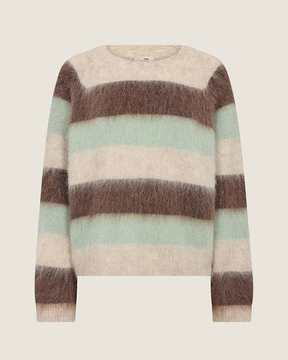 MMSuvi Stripe Jumper Green