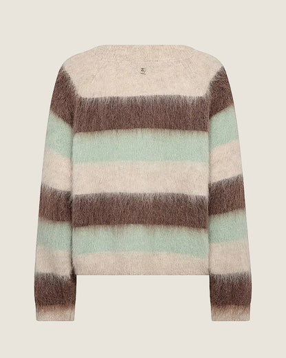 MMSuvi Stripe Jumper Green