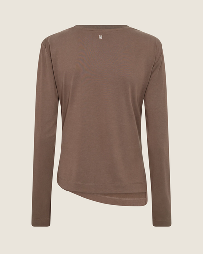 MMAmi Draped Long Sleeve T-Shirt Delicioso