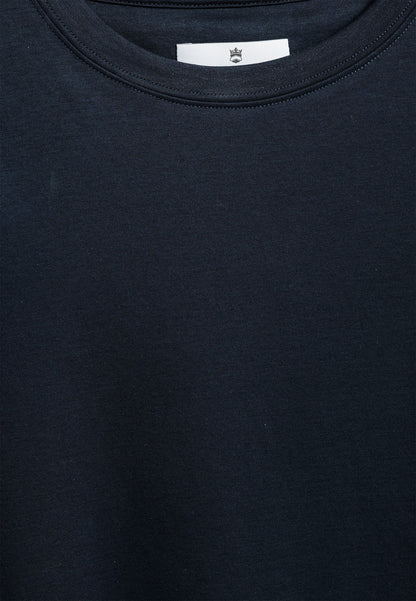 Navy Liquid Crew Tee