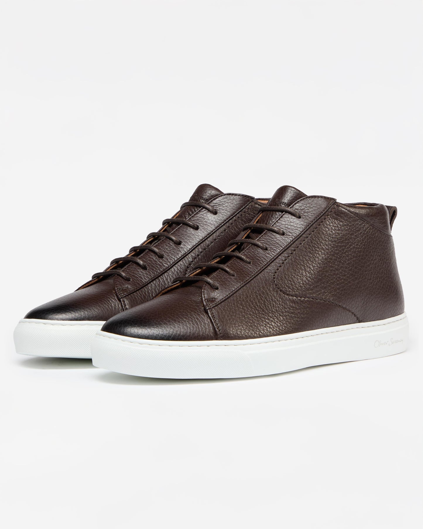 Fermo Leather Trainer Brown
