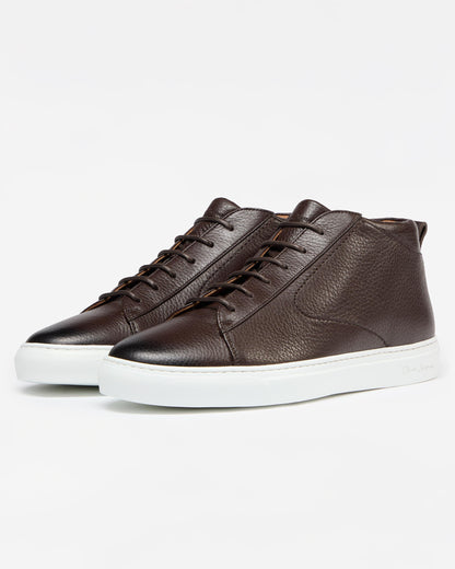 Fermo Leather Trainer Brown