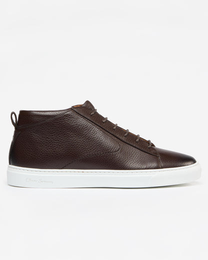 Fermo Leather Trainer Brown