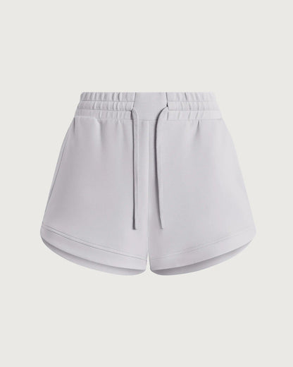 Light gray shorts on a white background