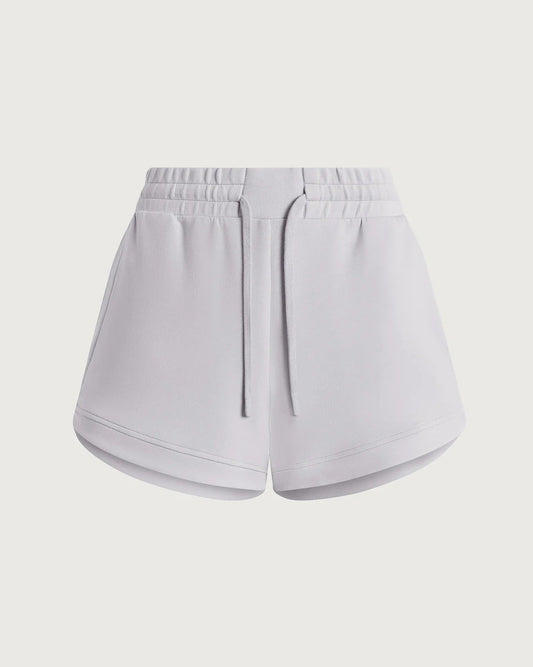 Light gray shorts on a white background