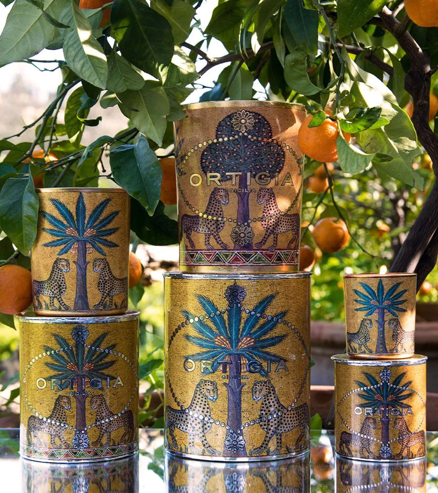 Zagara Decorated Candle