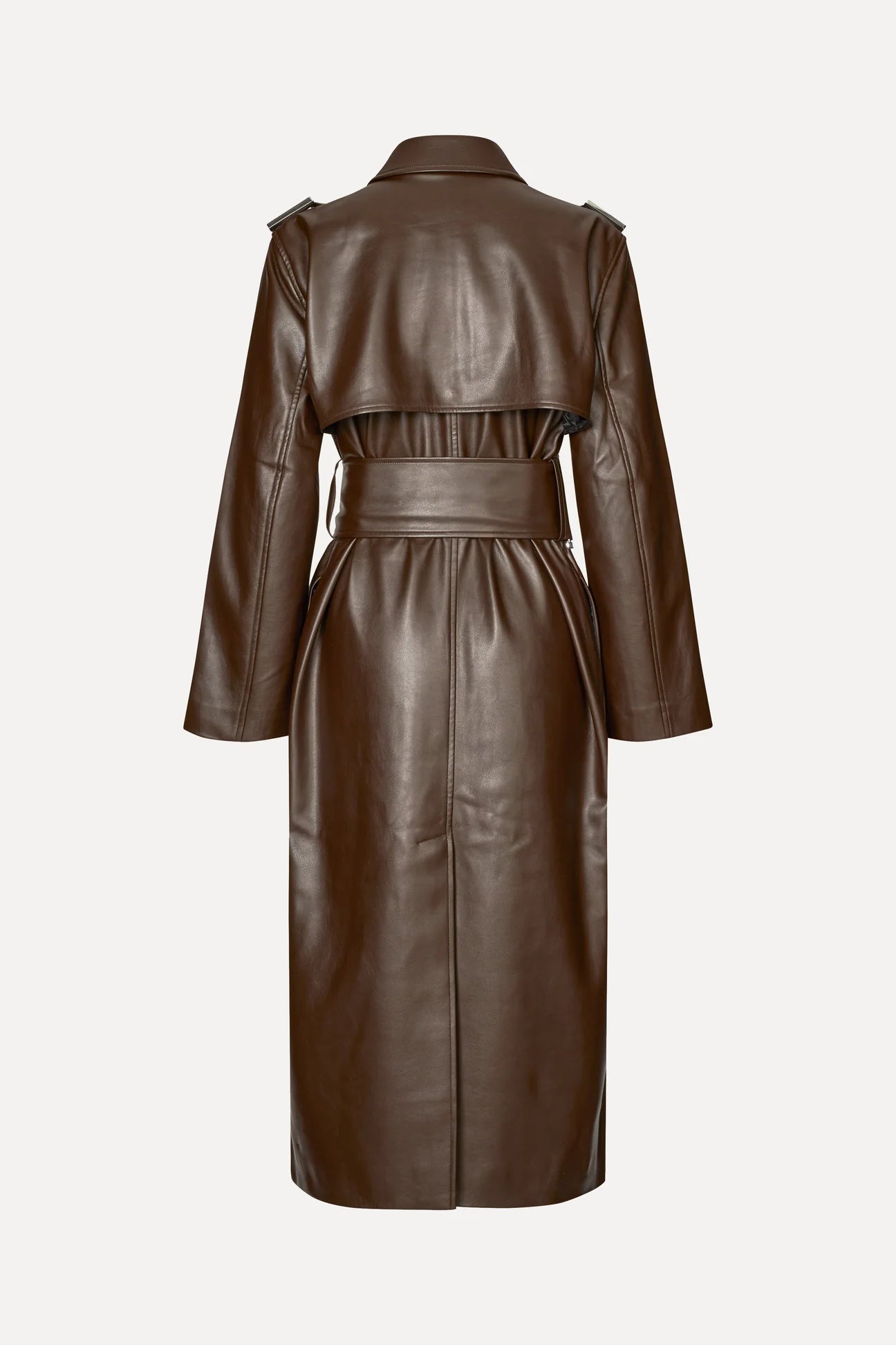 Oversized Trench Coat With Buckle