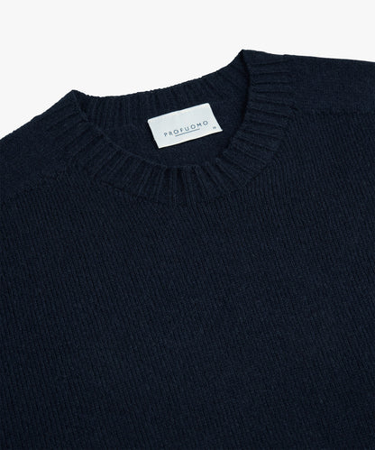 Crew Neck Pullover Navy