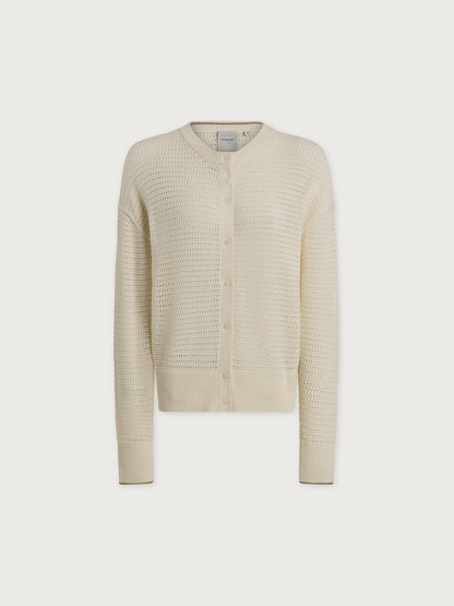 Pembroke Knit Cardigan - Egret