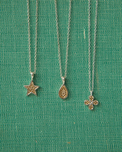 Reversible Small Pendant Necklace