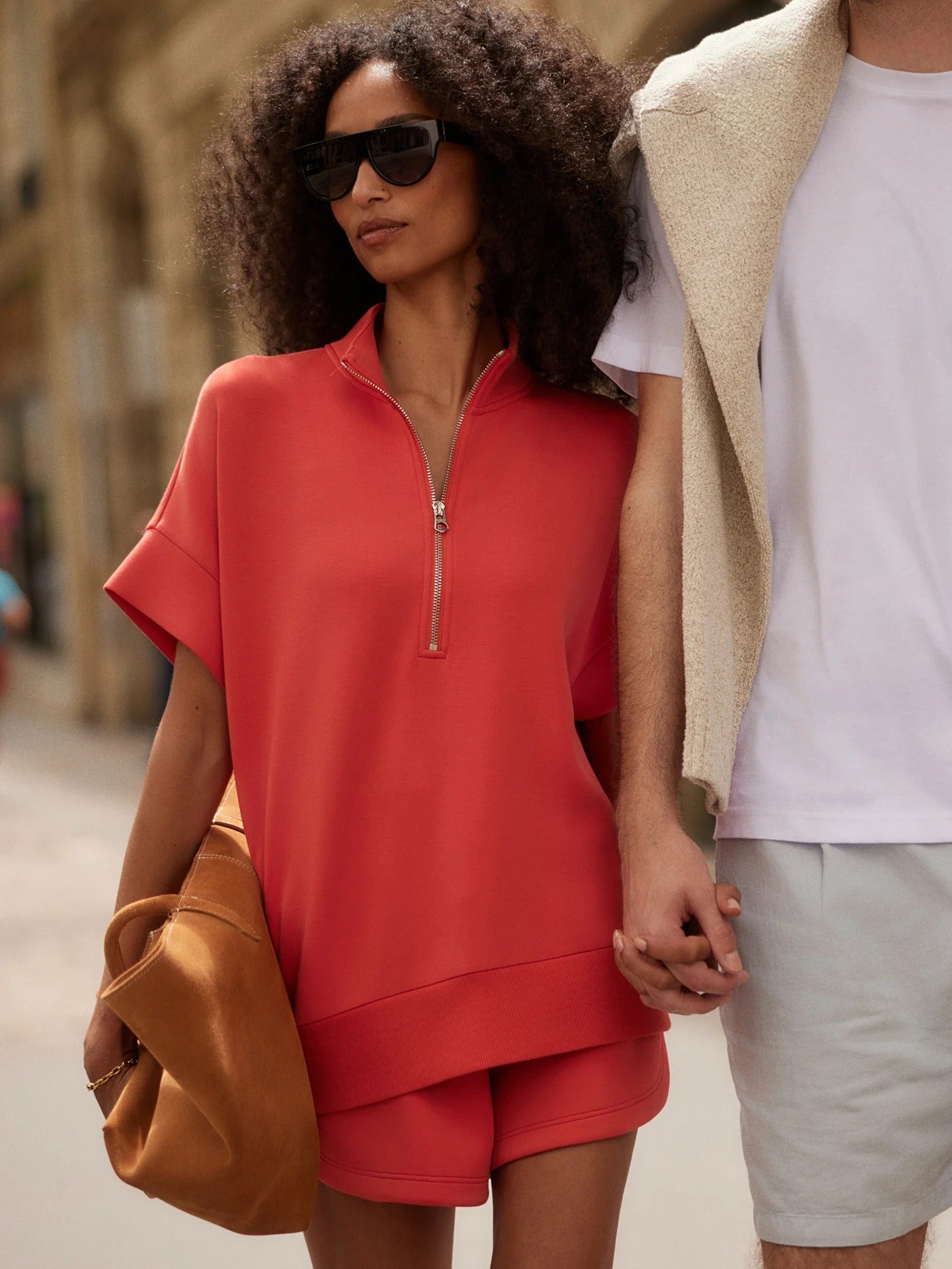 Ritchie Short Sleeve Sweat - Summer Fig