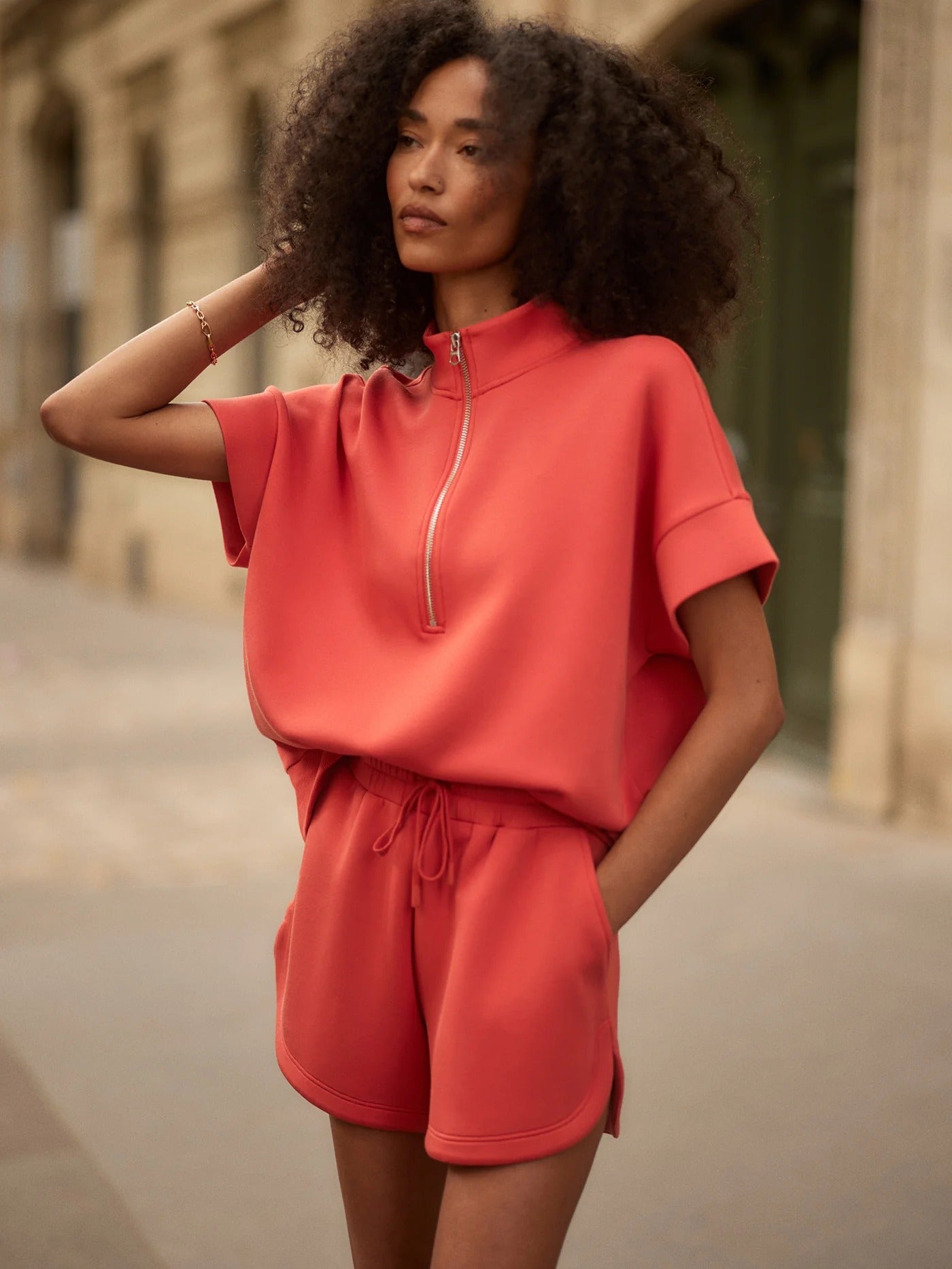 Ritchie Short Sleeve Sweat - Summer Fig