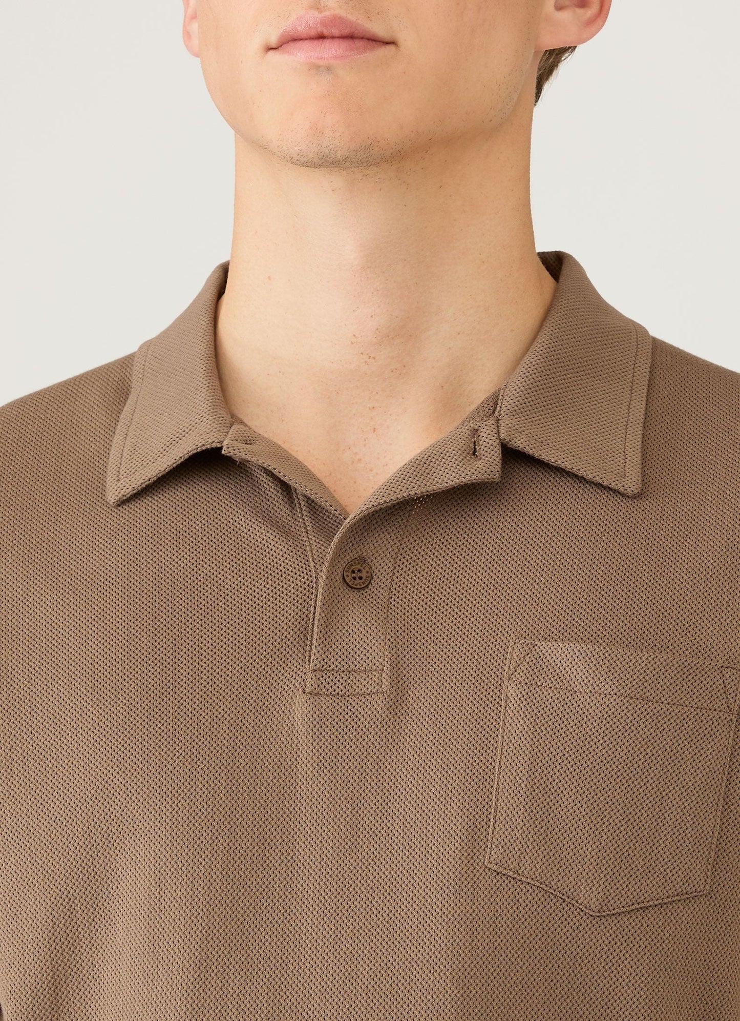 Riviera Polo Shirt in Dark Cedar