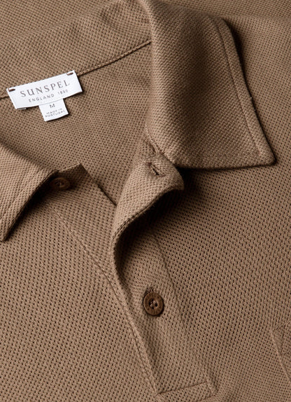 Riviera Polo Shirt in Dark Cedar