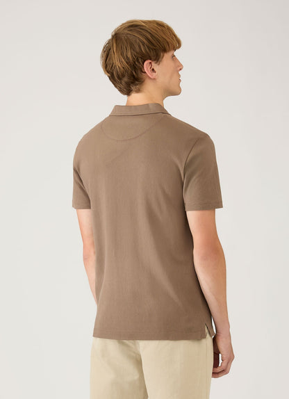 Riviera Polo Shirt in Dark Cedar