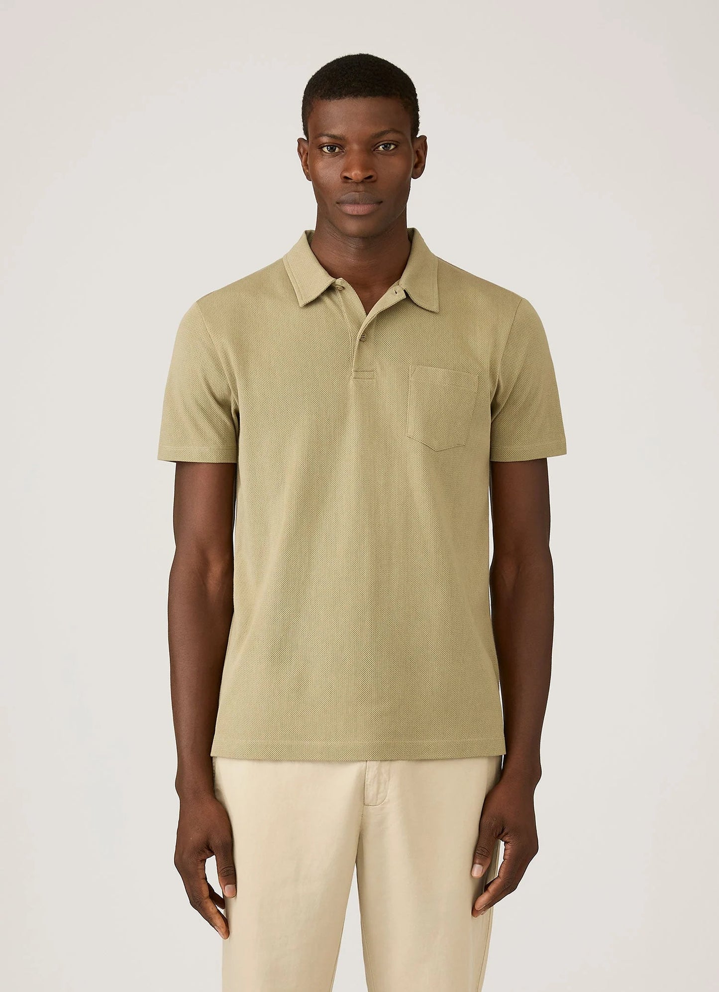 Riviera Polo Shirt in Pistachio