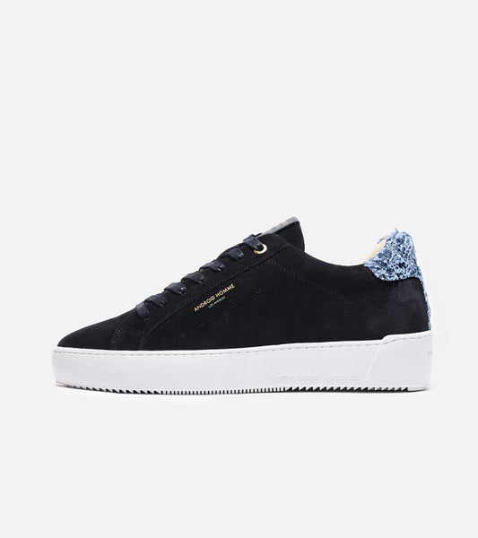 Zuma Suede And Hairy Denim Sneaker