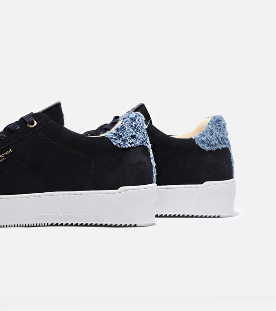 Zuma Suede And Hairy Denim Sneaker