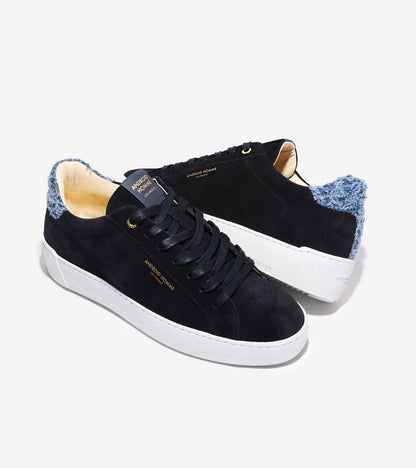 Zuma Suede And Hairy Denim Sneaker
