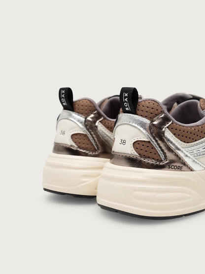 Score 6010 Sneaker - Brown/Silver