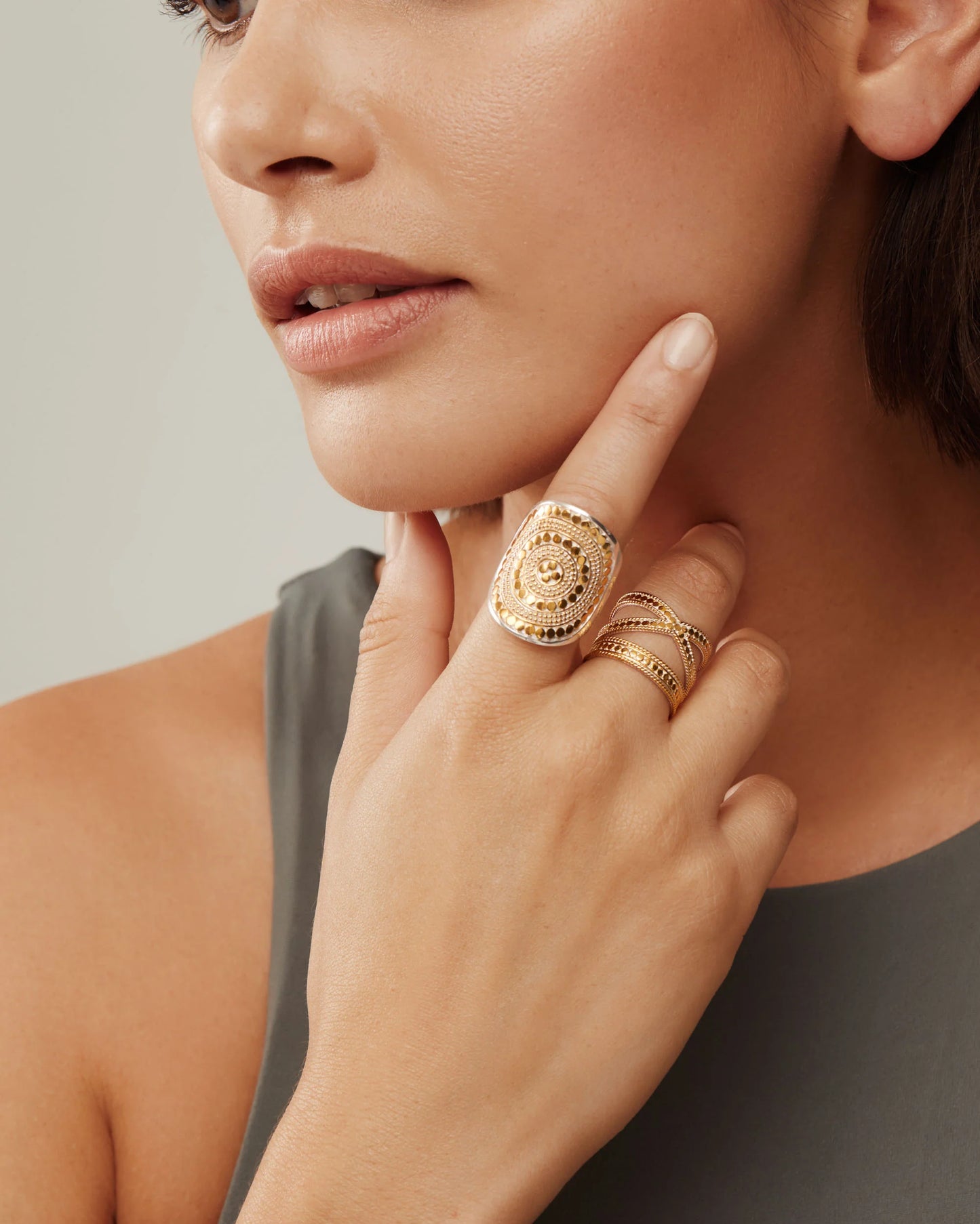 Classic Saddle Ring Gold