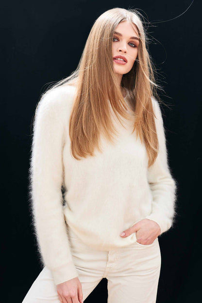 Cashmere Brushed Crew