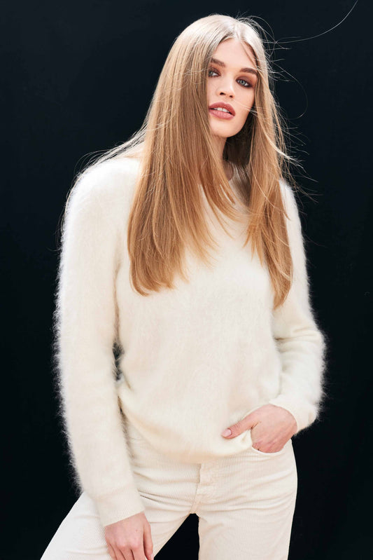 Cashmere Brushed Crew