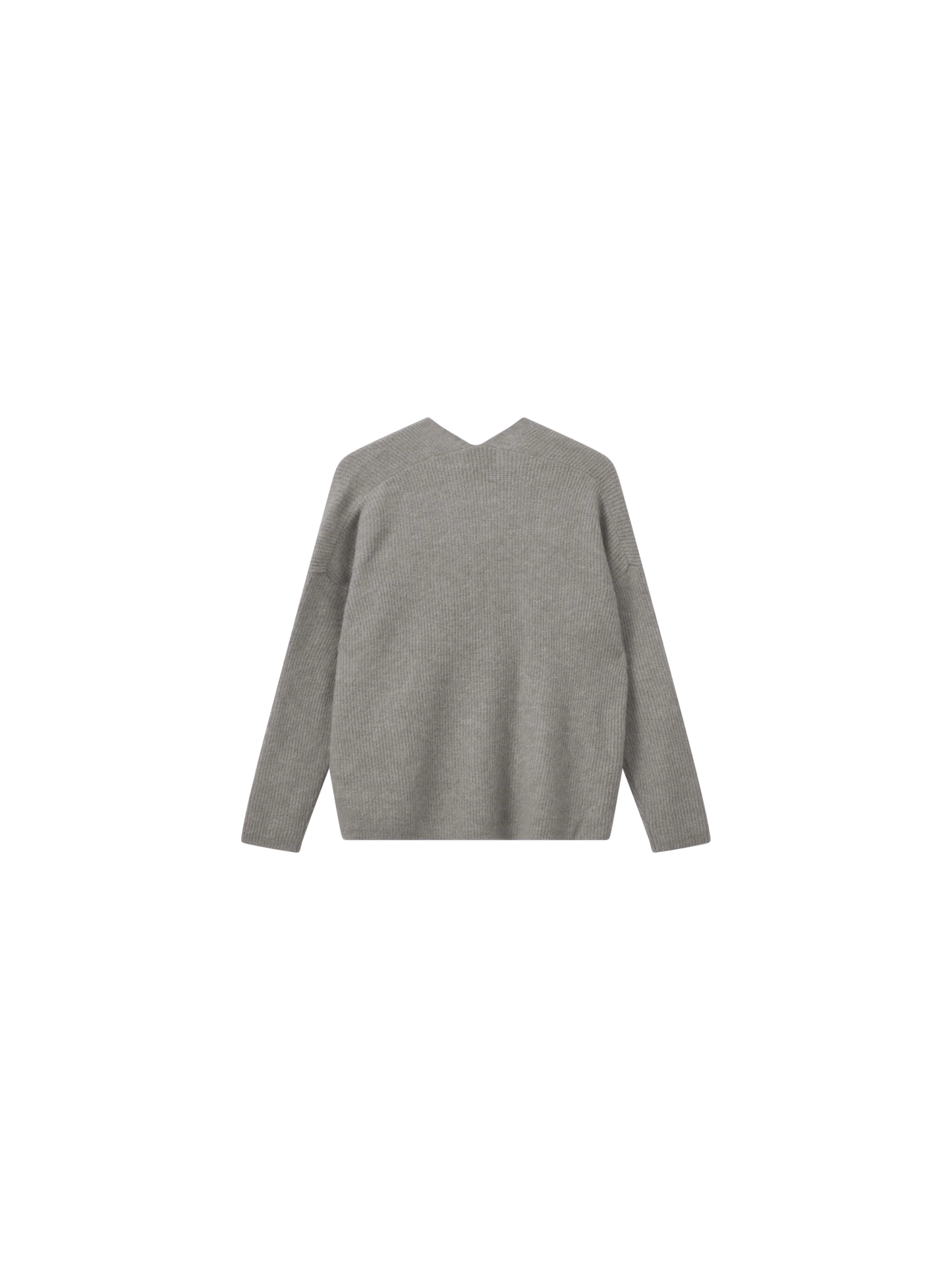 Thora V Neck Knit Grey