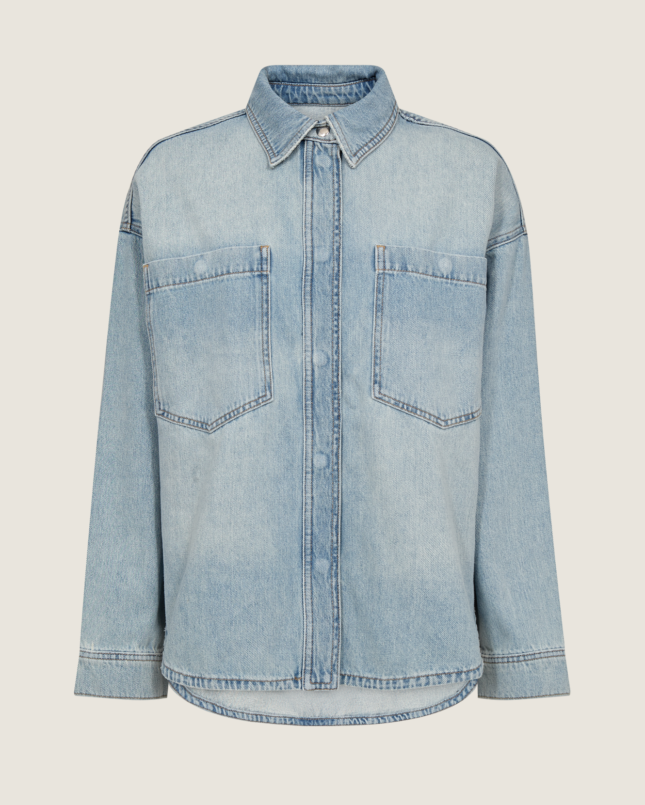 Emm Flower Denim Shirt