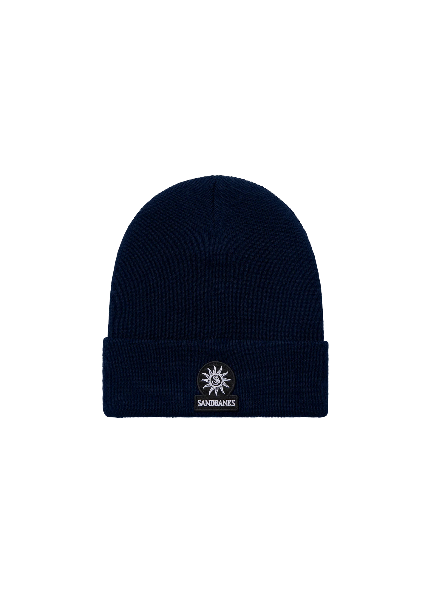 Navy Merino Wool Beanie