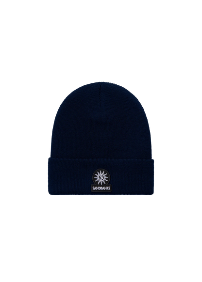 Navy Merino Wool Beanie