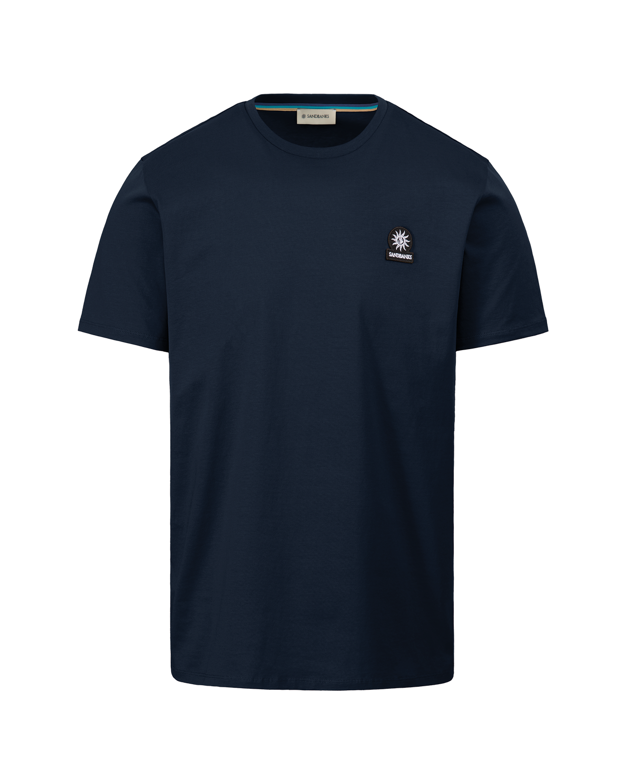 Sandbanks Badge Logo T-Shirt - Navy