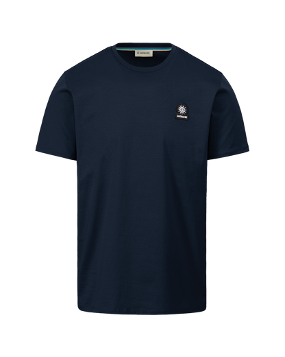 Sandbanks Badge Logo T-Shirt - Navy