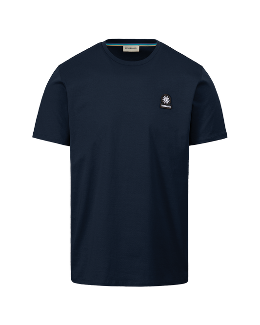 Sandbanks Badge Logo T-Shirt - Navy
