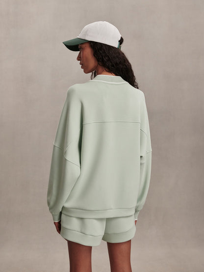 Scottie Cardigan - Aqua Foam