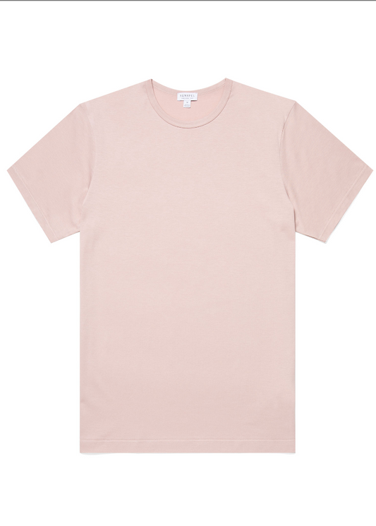 Pale Pink Classic Cotton T-Shirt