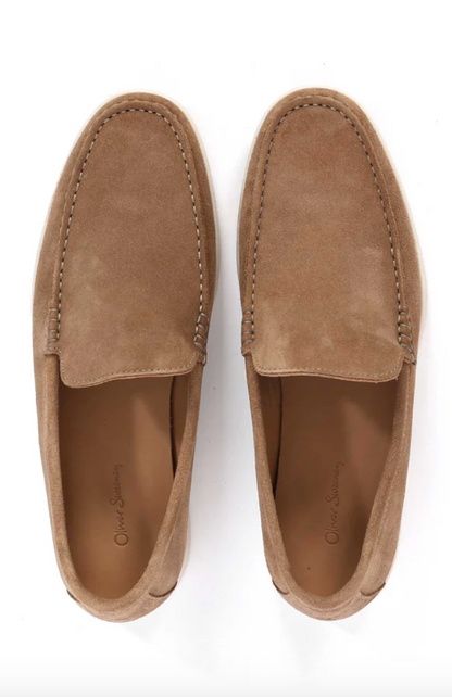 Alicante Taupe Suede Loafer