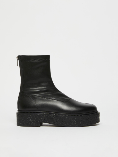 Marca Black Leather Boots