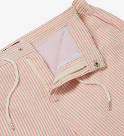 Lytham Pink Stripe Swim Short